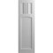 Ekena Millwork True Fit PVC San Miguel Mission Style Fixed Mount Shutters, Primed, 15"W x 32"H TFP001SM15X032PR - alternate 14